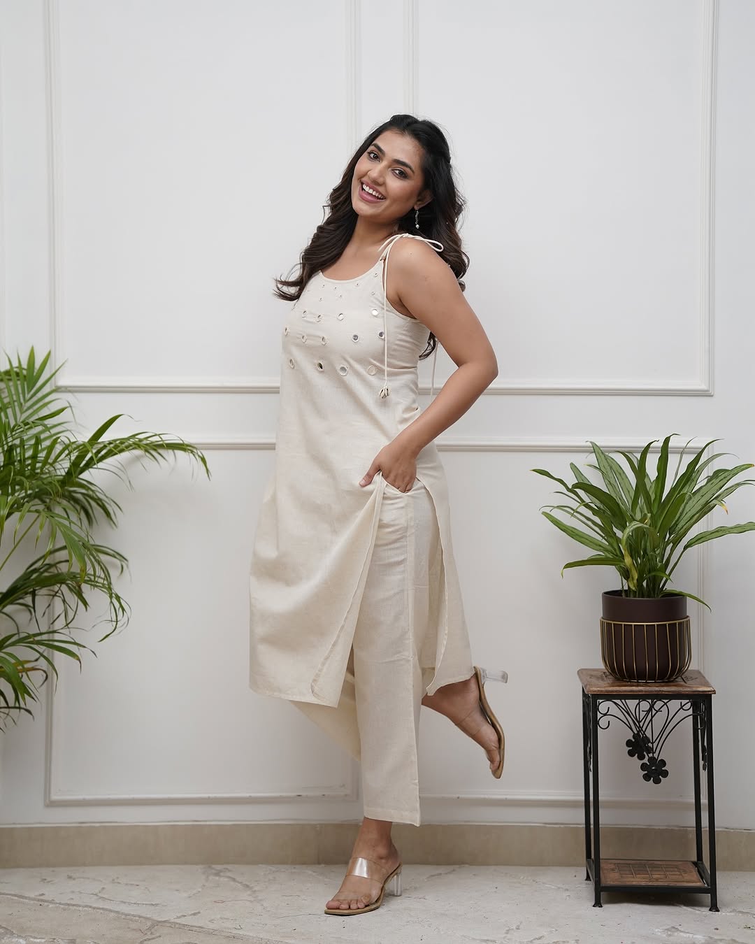 Women pure cotton kurta set