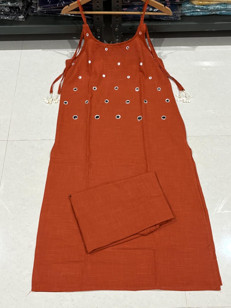 Women pure cotton kurta set