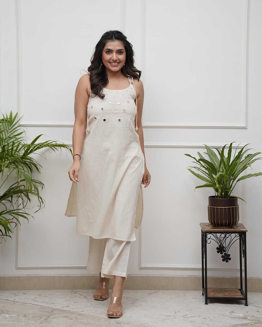 Women pure cotton kurta set