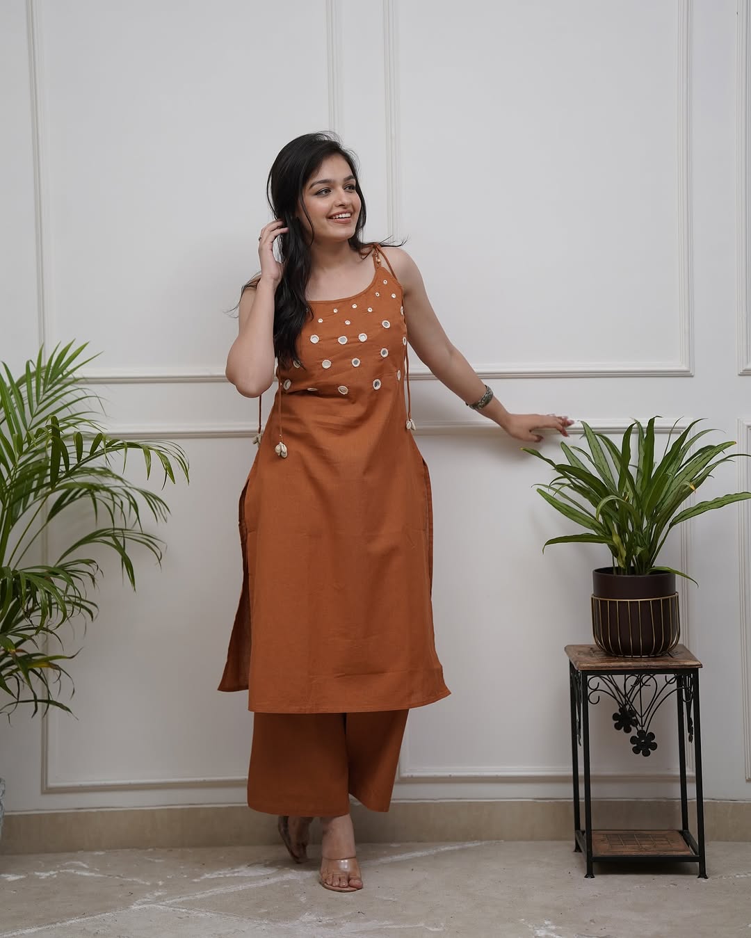 Women pure cotton kurta set