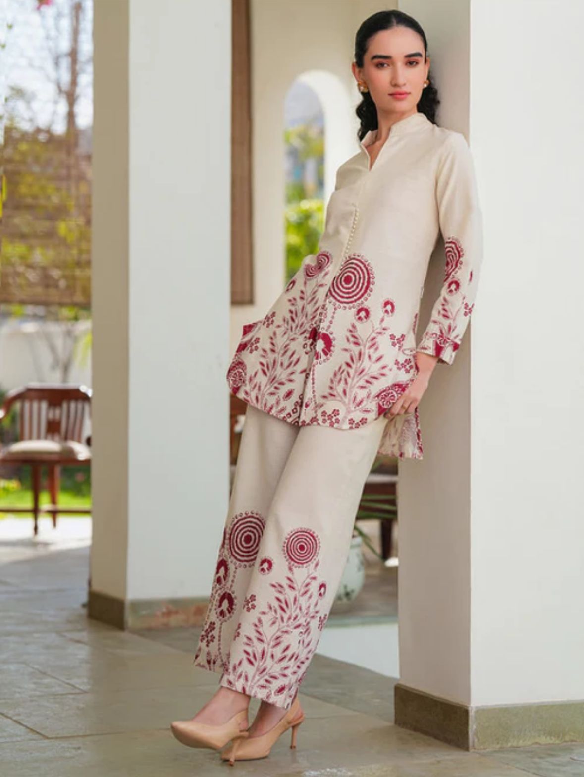 Women Short Kurti and Pant Set for Women