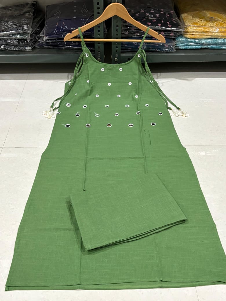 Women pure cotton kurta set