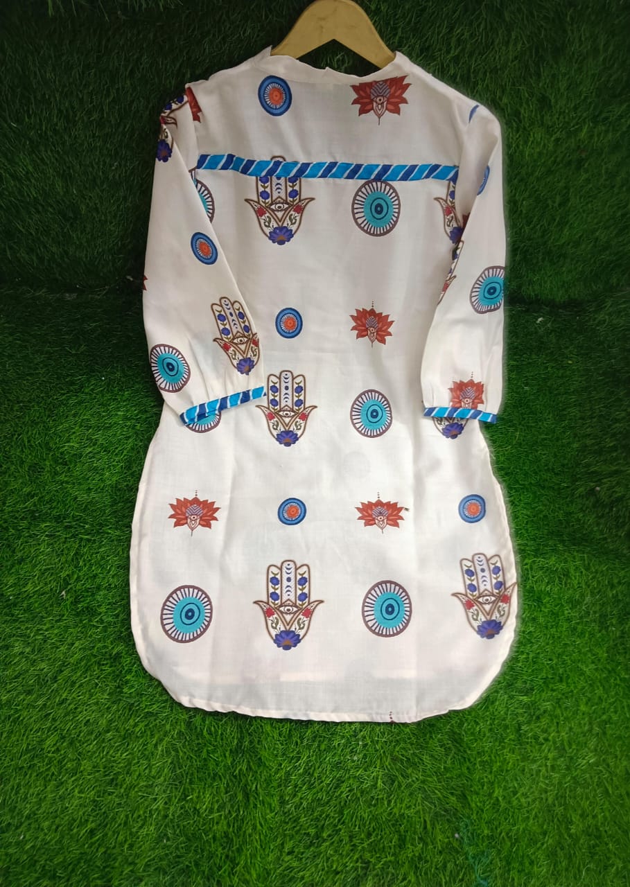 Digital Bloom Cotton Coord Set