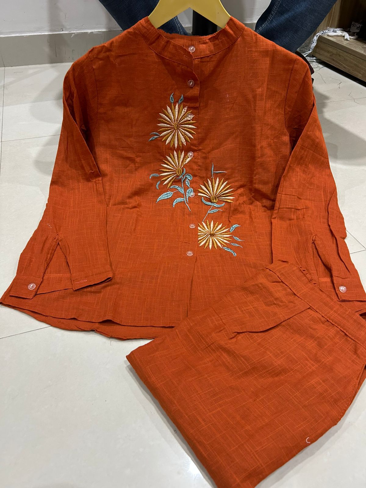 Rust mahroom Co-Ord Set