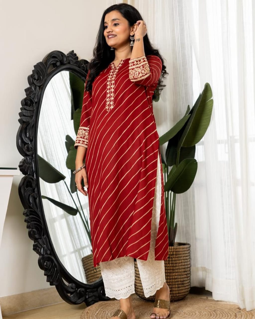 Blue Laheriya Infy Kurta set