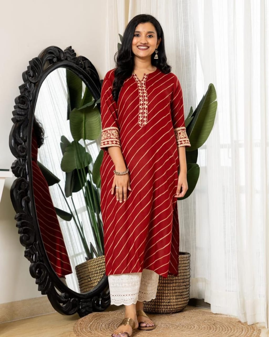 Blue Laheriya Infy Kurta set
